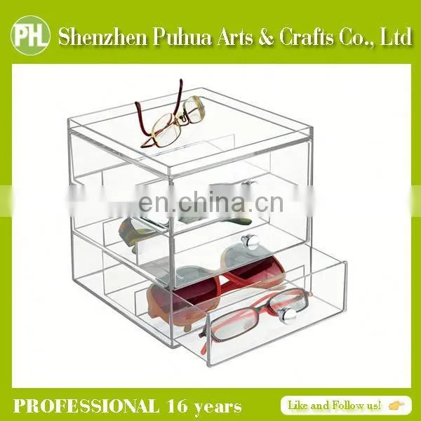 Cheap Perspex Eyewear Display Case, Rotating Glasses Display