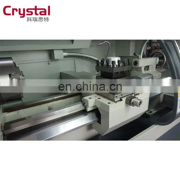 China New Cnc Lathe Machine 2 Step High Speed and Low Speed CK6140B photo-5