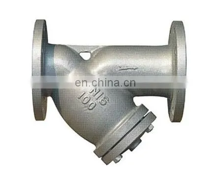 3/4 Inch Pipe Fitting Y-strainer SS Stainless Steel Flange End photo-2