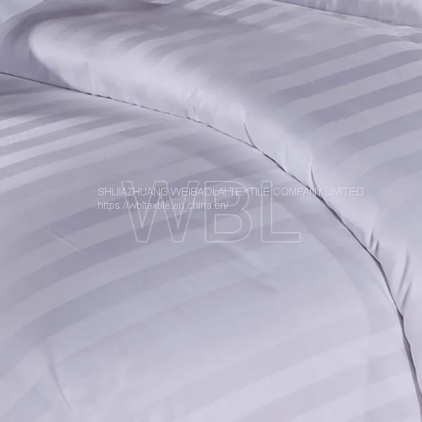 100% Cotton Stripe Bedding Set Sheet Manufacture Bed Sheets Cotton Bedding for School Bed Fabric for Hotel Bedding