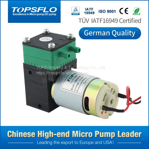 Micro 6V 12V 24V DC Brush Quiet Battery Driven Air Diaphragm Pump for Water Purifier photo-3