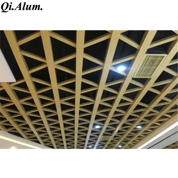 Metal Aluminium Ceiling Mill Finish Decorative Ceiling Panel Fire Rated photo-5