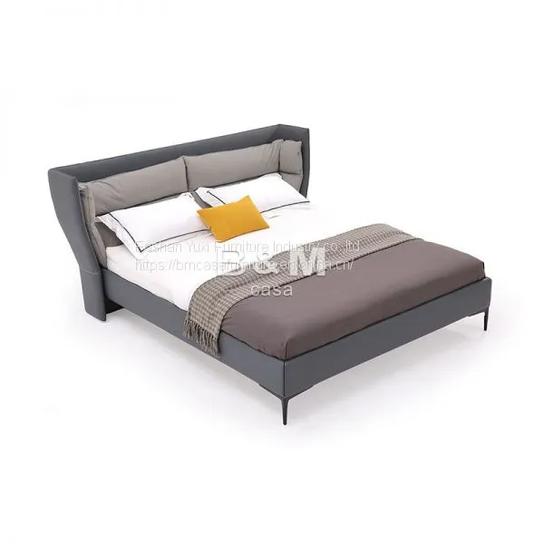King Upholstered Bed Upholstered Bed Kingsize Leather Beds Kingsize Leather Beds Leather Bed Supplier