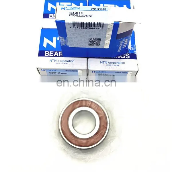High Precision NTN Brand Radial Ball Bearing 6204 6204-2RS 6204ZZ 6204LLU Bearing photo-5