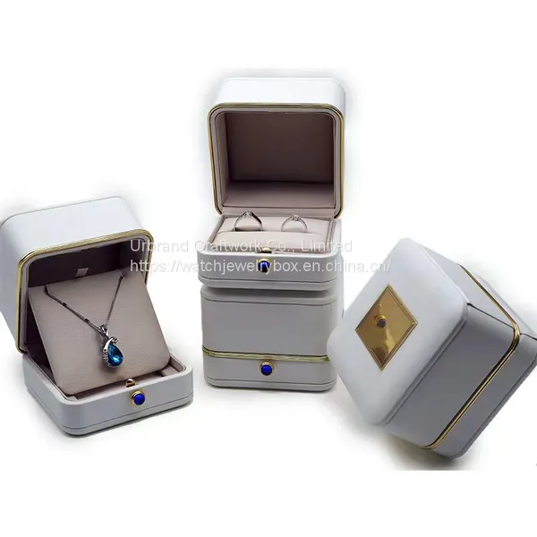 Jewelry Box High-end Jewelry Packaging Diamond Ring Box Inlaid Jewelry Packaging Box photo-5