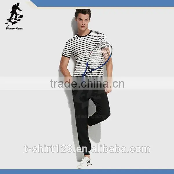 Fashion Striped Men t Shirt With Good Quality photo-2