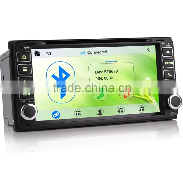 Erisin ES7603M 2 Din 7 Inch Car DVD Player PB-Sreach for Corolla photo-3