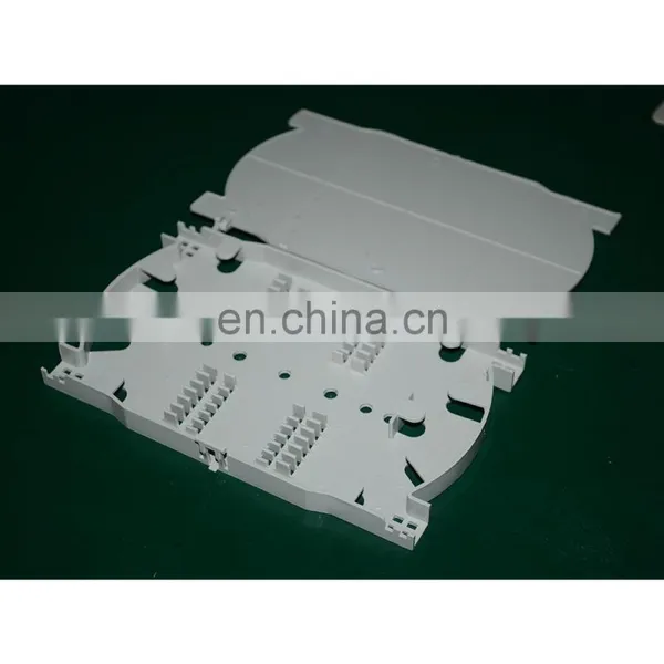 FTTx 12 24 Core Fiber Splice Cassette Module Splice Tray Abs Plastic 12 24 Core Ftth Optical Splice Tray for Juncation Box photo-3