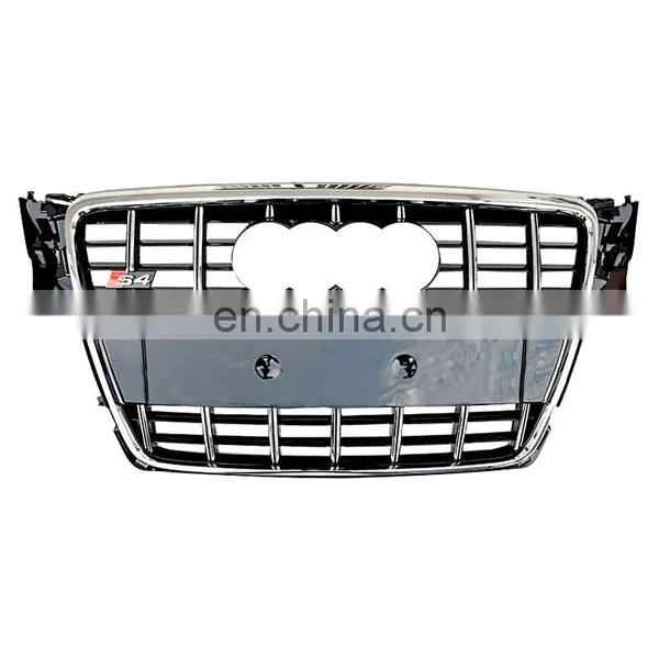 Replacement RS4 Car Front Grille for Audi A4 B8 Center Honeycomb Mesh Bumper Grill 2008 2010 2012 photo-4