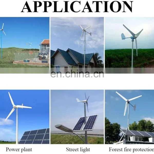 Hot Sale 100W 200W 300W 400W 500W 12V/24V/48V Horizontal Axis Wind Generator Small Wind Generator Price photo-4