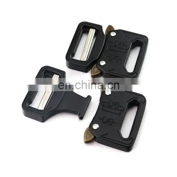 Fashion Design Exquisite Appearance Custom Logo Durable Zinc Alloy Side Release Buckle For Men Belts photo-4