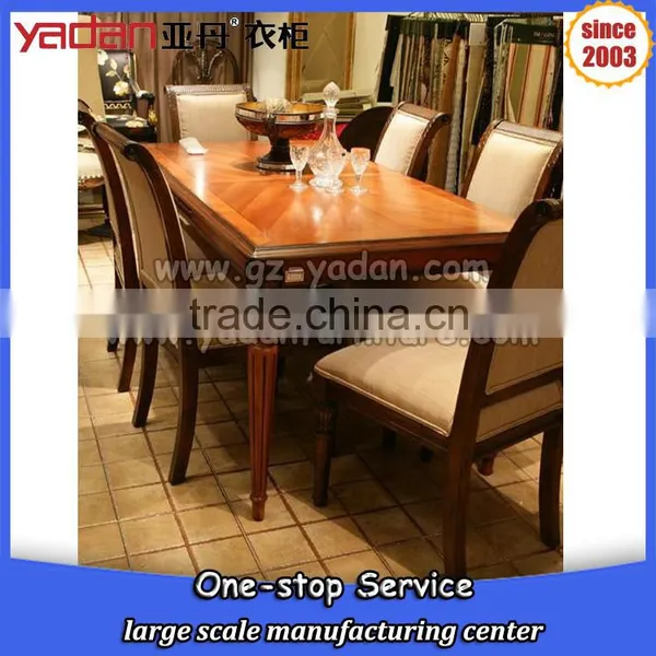 Wooden Dining Table Set Dining Room Furniture Made in China photo-4
