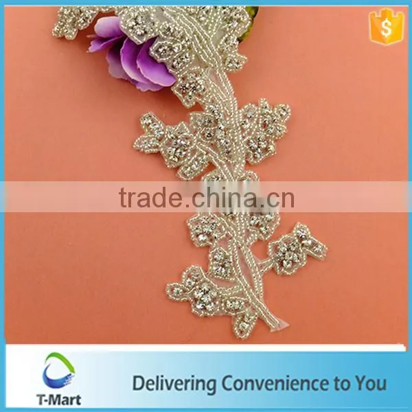 Fashion handmade Crystal and Rhinestone Applique