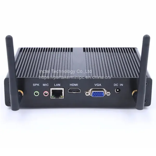 Cheap Fanless Mini PC Intel i3 7167U i5 4200Y Windows 10 Barebone System PC Unit Desktop Computer Linux HTPC VGA HDMI WiFi 6*USB photo-4