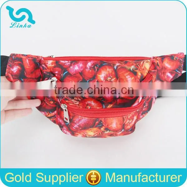Customize Fanny Pack Sublimation Print Crawfish Polyester Fanny Pack 2016 Quality Choice
