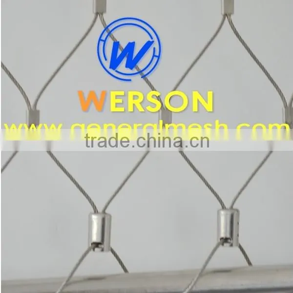X-TEND Stainless Mesh Fabric for Balustrading, Green Walls | Generalmesh photo-4
