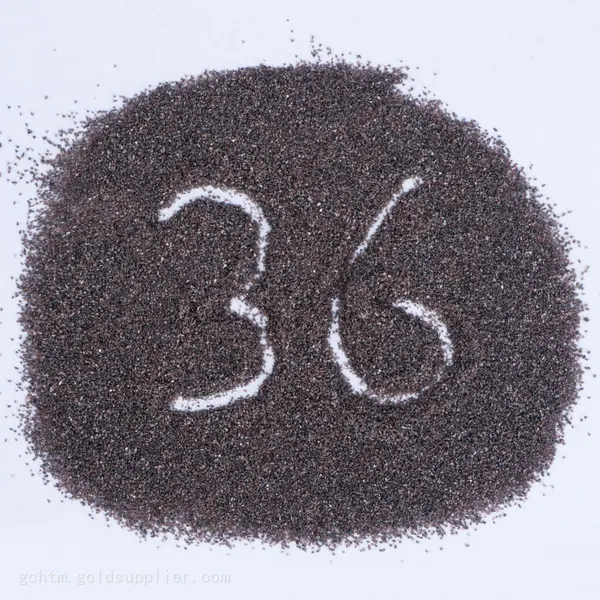 Коричневые зерна оксида алюминия 36# для шлифовальных колес