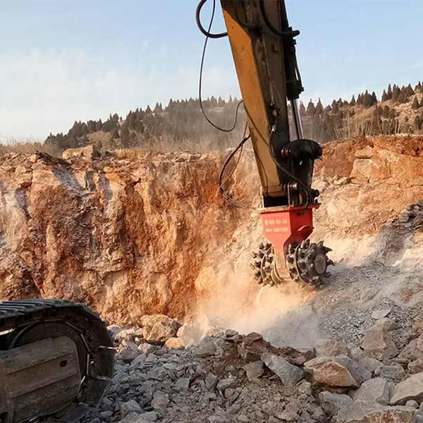 Precise Control In Stock High Quality Low Vibration Hydraulic Drum Cutter Rock For Excavator