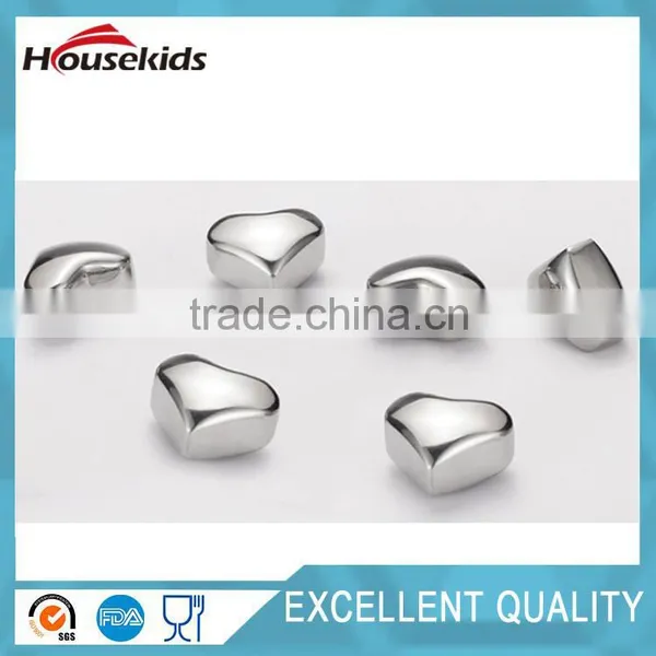 The NEWEST Heart Shaped Stainless Steel Ice Cube, Whisky Stone photo-2
