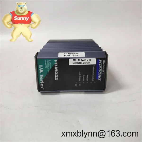 Foxboro FBM222 P0926TL Fieldbus Module – Robust I/A Series I/O for Reliable Plant Control photo-3