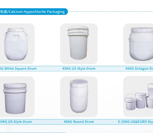 Calcium Hypochlorite Water Treatment Chemicals Sodium Process 65% 70%