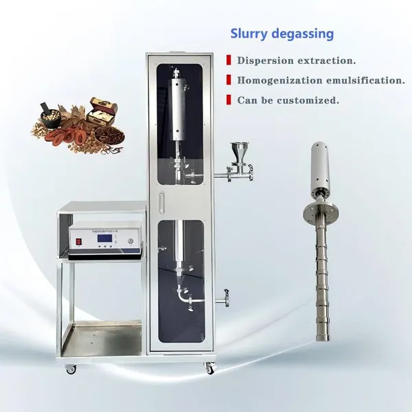 Ultrasonic Homogenizer Pilot Plant Test System Ultrasonic Extraction Machine With Flow Cell and Soundproof Enclosure photo-2