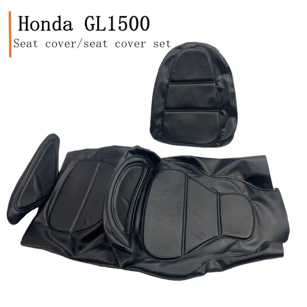 Подходит для сидений Honda Gold Wing Gl1500: кожаный подушек для сидений, чехлы для сидений, кожаные чехлы для сидений