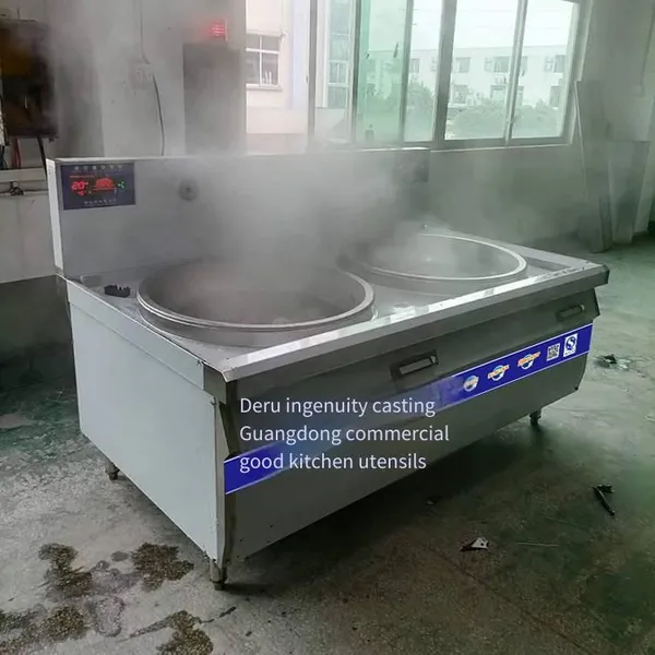 Supply of High-power Induction Cookers, 1-meter Commercial Double-wok Induction Cookers, Deju Brand Induction Cooker Manufacturer's Phone Number photo-3