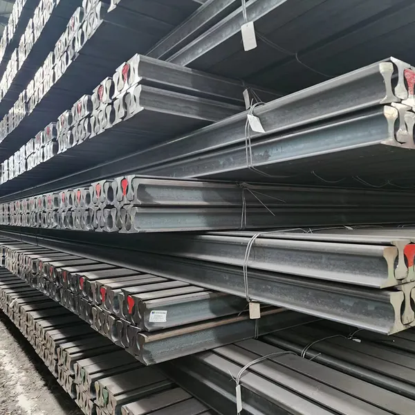 GB Standard 9kg Light Steel Rail P9 Track Rail For Brick Factory