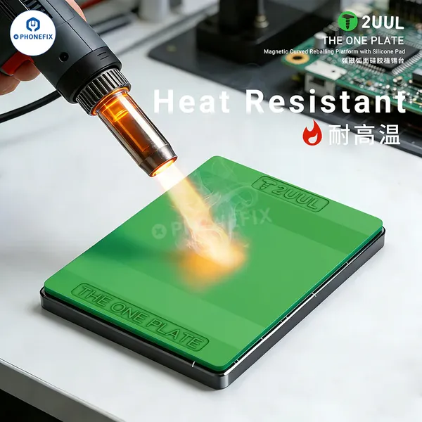 2UUL BH12 BGA Reballing Base With Curved Silicone Pad for Chip Repair photo-2