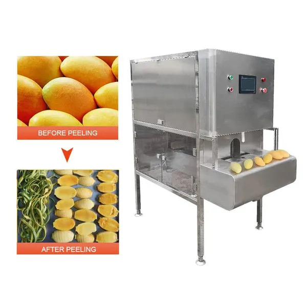 Factory Genyond Automatic Fruit Peeler Equipment Citrus Orange Lemon Peel Removing Peeling Machine Used for Industrial photo-4