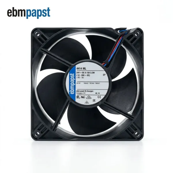 Original for 4414ML DC Brushless Ball Bearing Compact Fan 119X119X38 mm 24V 3.2W 3000RPM 168m/h Cooling Ventilation