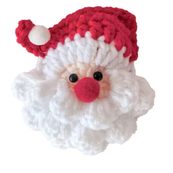 Multi-color Eco-Friendly Cute Santa Claus Wool Crochet Handmade Christmas Living Room Decoration Doll Holiday Decorations