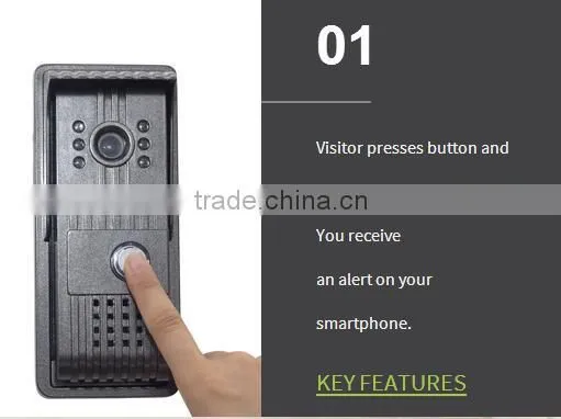 2016 Newest Metal Home Security Wifi P2p Door Phone photo-3