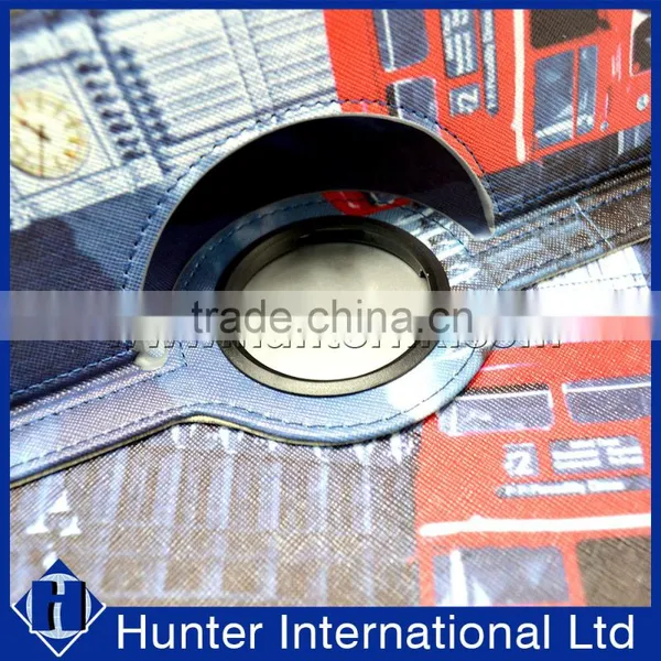 Printed Clock Tower Rotating Tablet Case For IPad 4 photo-6