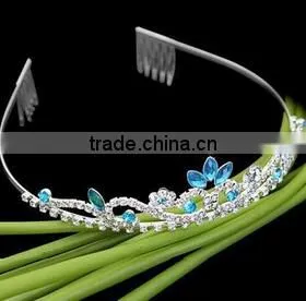 High Quality Handmade Bridal Crystal Crown For Pageant Crystal Crowns With Hair Accessories photo-2