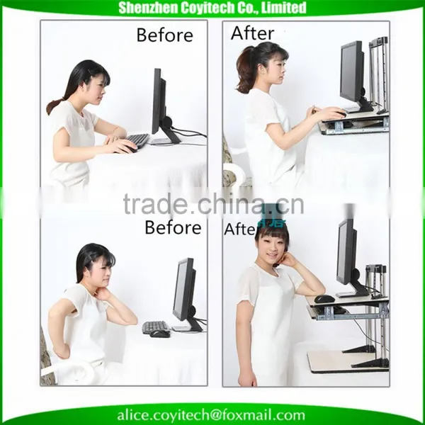 Sit-stand Desk Converter Desktop Workstation Stand With Table Mount photo-3