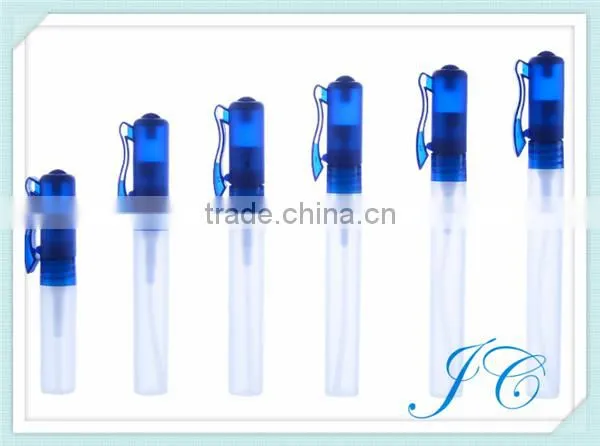 empty pen perfume sprayer cosmetic 2ml/5ml/8ml/10ml plastic perfume spray bottle