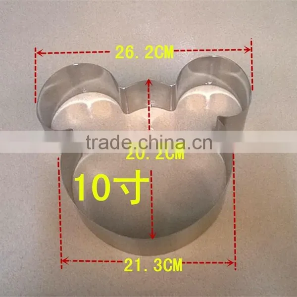 2015 New Design Hot Sale Mickey Mouse Shaped Stainless Steel Cake Mould photo-4