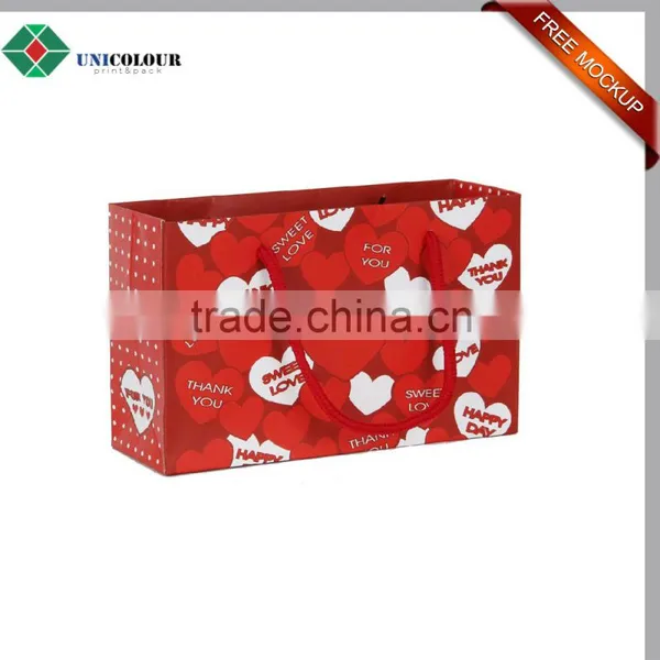 Custom Luxury Printed Fancy Paper Gift Bags Wholesale photo-4