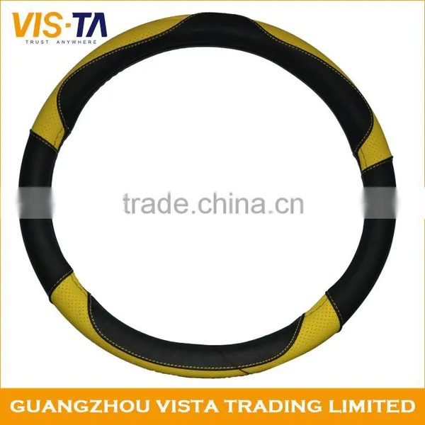 2016 Year Multi-color Leather Micro Fiber Sport Steering Wheel Cover