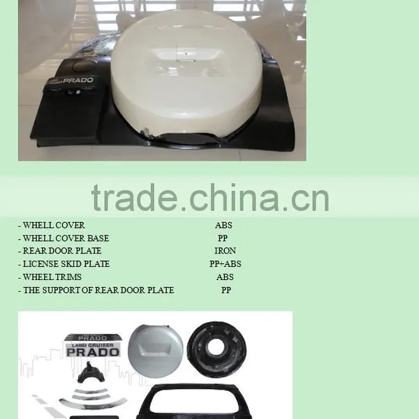 HIGH QUALITY SPARE TYRE COVER FOR TOYOTA PRADO FJ150 2015