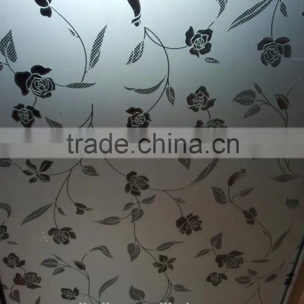 ROCK BOTTOM PRICE Golden Yellow Decorative Mirror/interior Door Glass/background Wall Glass/cabinet Glass/TJ/CJ-flower Heart photo-3