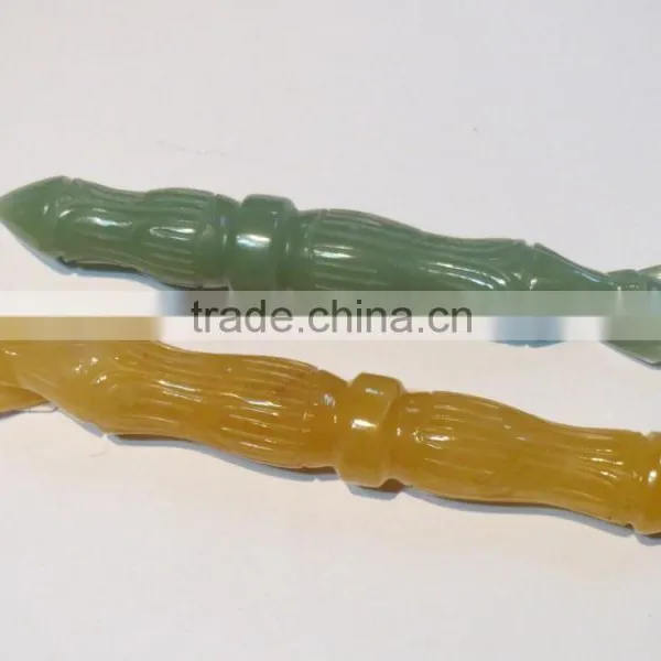 Angel Jade Carved Healing Wands photo-3