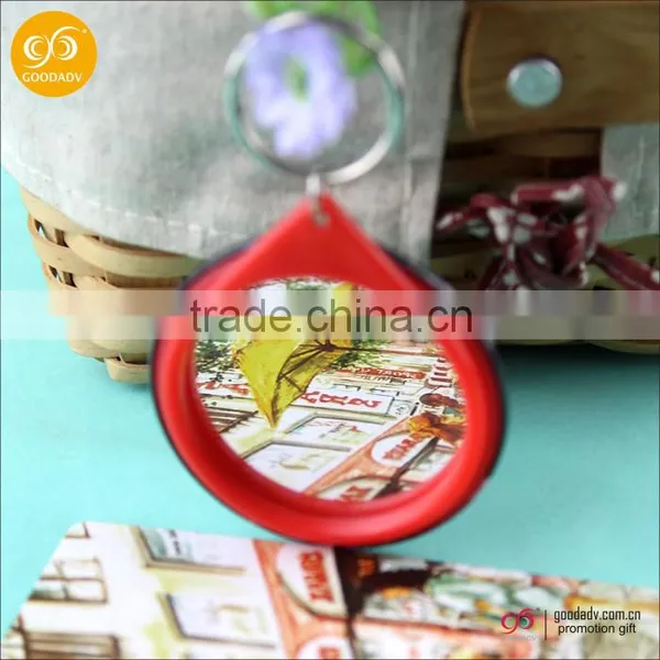 Customized Promotional Keychain Makeup Mirror With Small Size photo-2