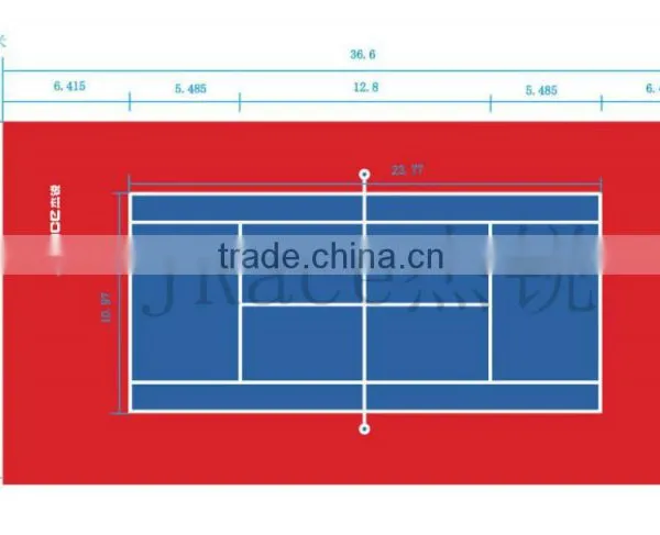 High Wearing Resistance Tennis Court Sports Floor photo-3
