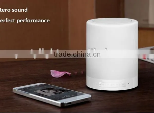 2016 Mini Best Selling Bluetooth Water Dancing 2.0 Speaker With LED Touch Table Lamp photo-2