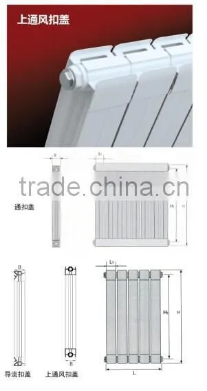 New Style 75*75 Steel-Aluminum Compound Pole Wing Pioneer Radiator photo-2
