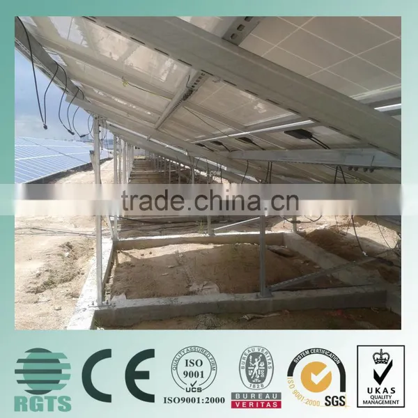 Solar Ground Mounting System High Efficiency Residence Solar Photovoltaic Stents Steel Support photo-3