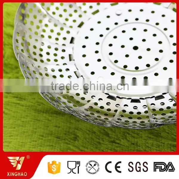 Wide-used Durable Kitchen Accessories SS201 Steaming Tray Fruit Bowl photo-5